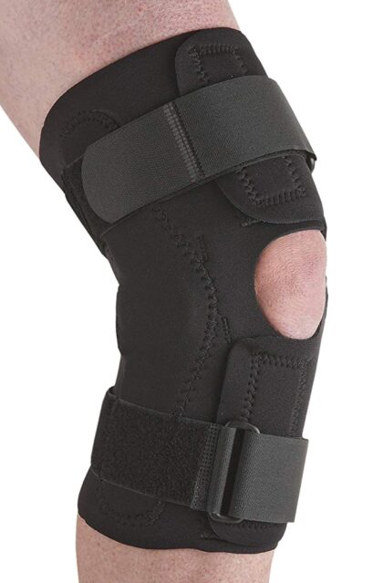 rodillera estabilizadora con barras laterales