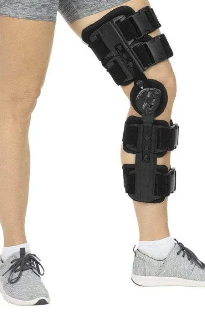 ortesis de rodilla con goniometro vive health