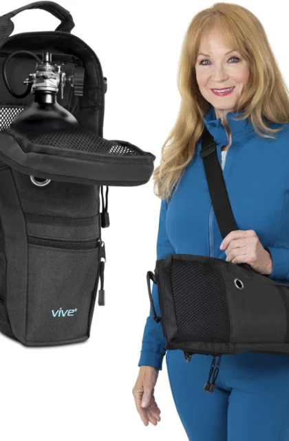 Bolso para tanque de oxígeno con correa ajustable