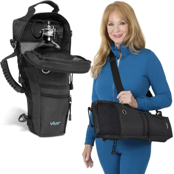 Bolso para tanque de oxígeno con correa ajustable