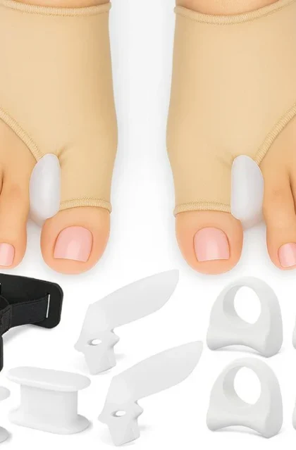 Kit para juanete con separadores y protectores de gel 11 piezas