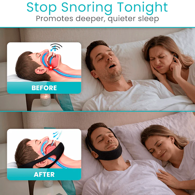 banda antirronquidos ajustable para dormir