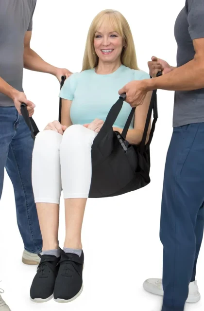 Arnés de transferencia para pacientes con asas reforzadas