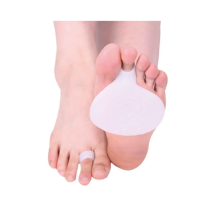 Soporte metatarsal de gel para reducir presión y dolor en el pie