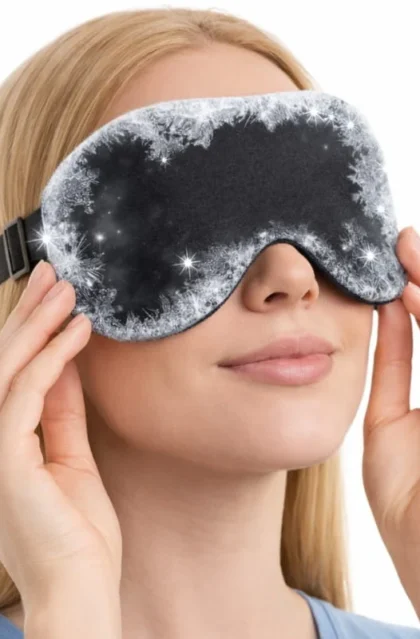 máscara térmica para ojos frío y calor reutilizable